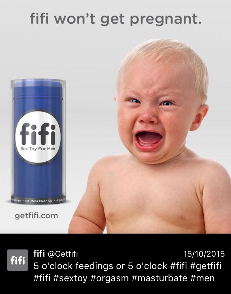 You know, that's actually the problem I've had with all my other sex toys, and my hand. They just keep getting pregnant and dropping babies in my sock drawer. It's super awkward. #orgasm