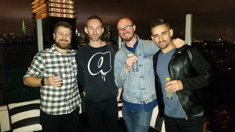 Say hi to these gents: Shaun, Pat, Shaun and Marco