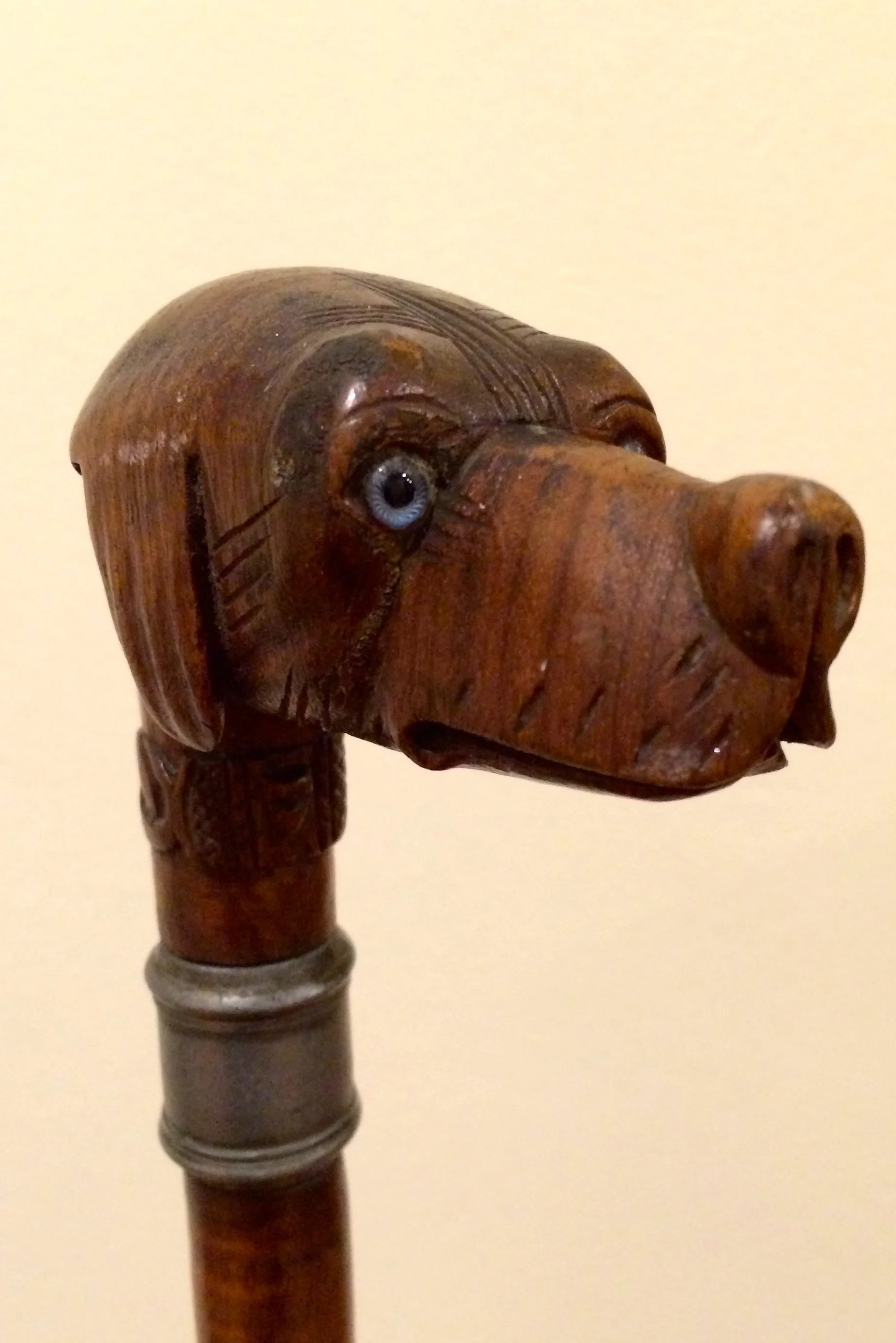 Vintage Walking Stick - Dog Head