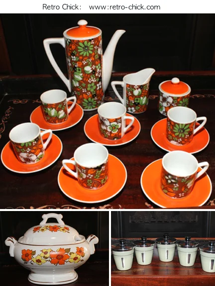 Great Retro Finds - Coffee pots, Retro Tureen and Waratha Spice containers