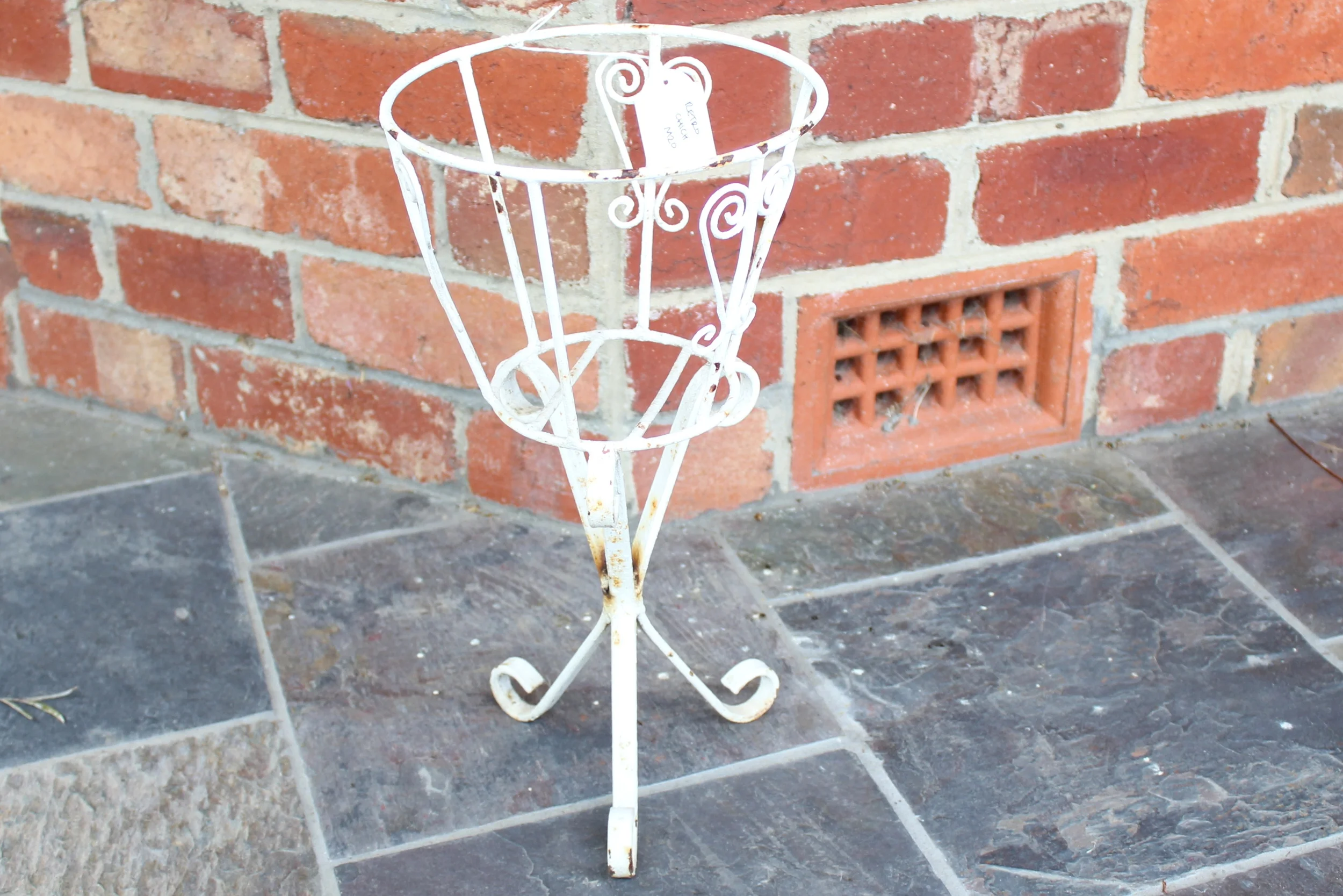Vintage metal plant holder