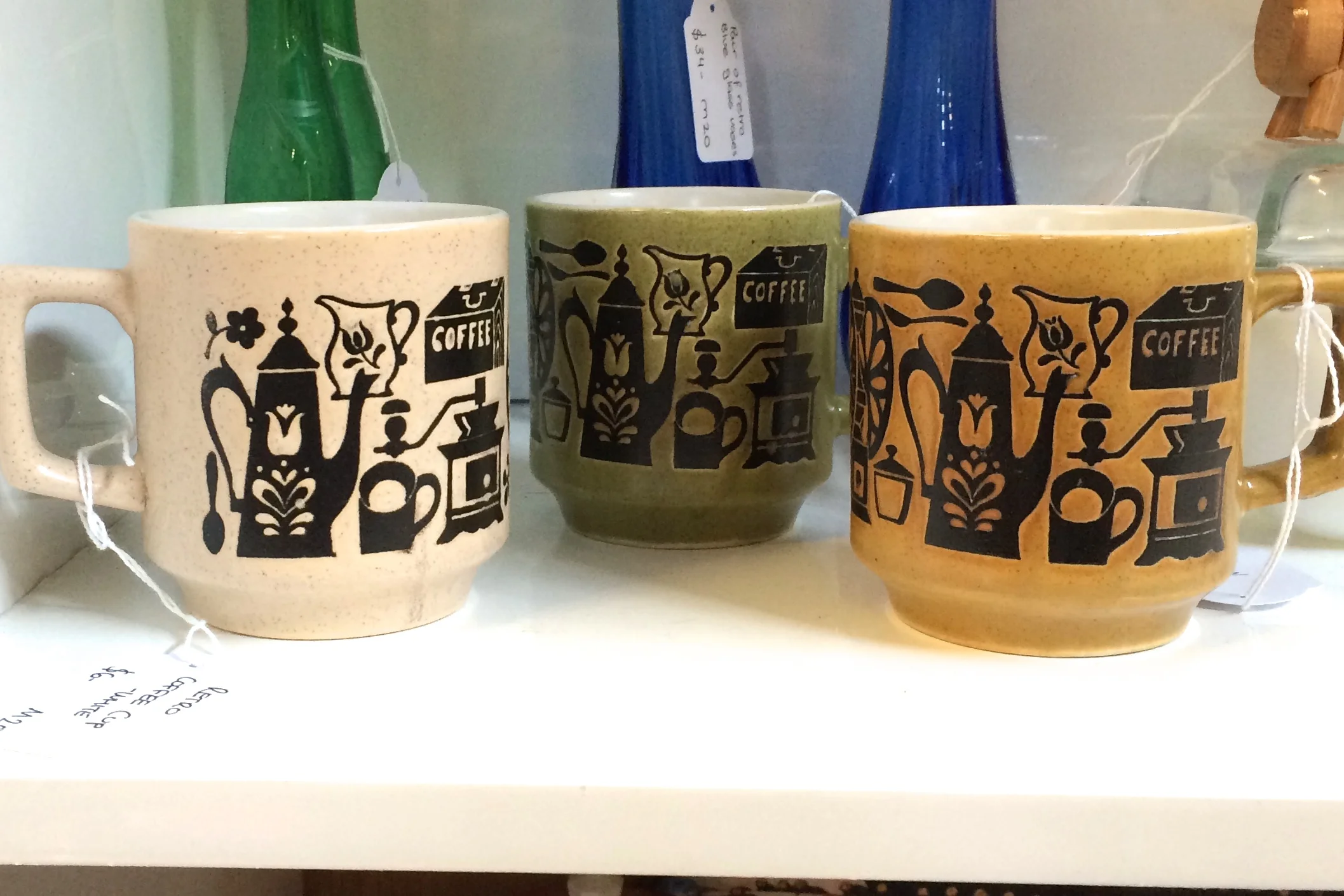 1960's coffee cups