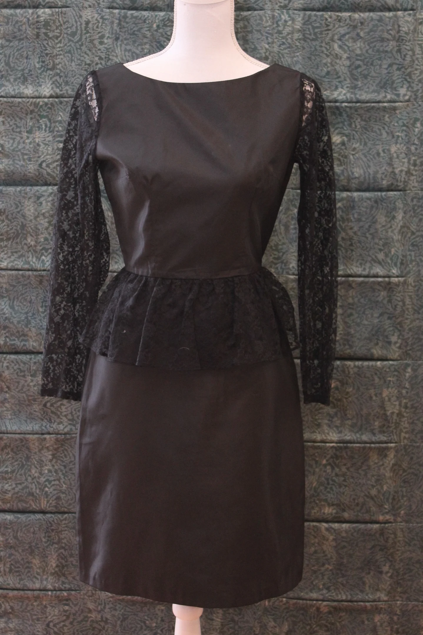 Pipps Taffeta and Lace Dress