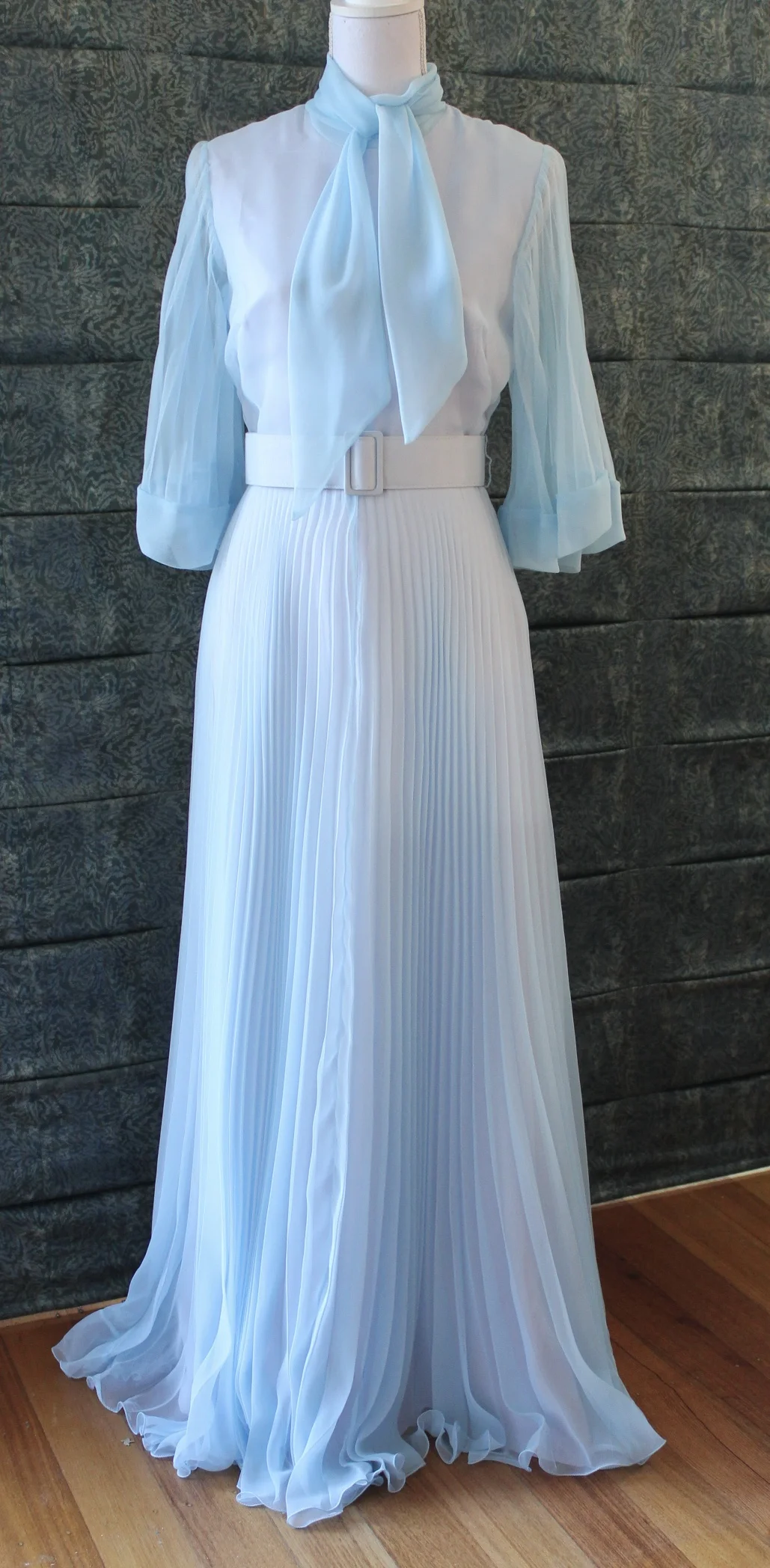 Powder Blue Ball Gowns / Evening Dresses of the 1960's and 1970's