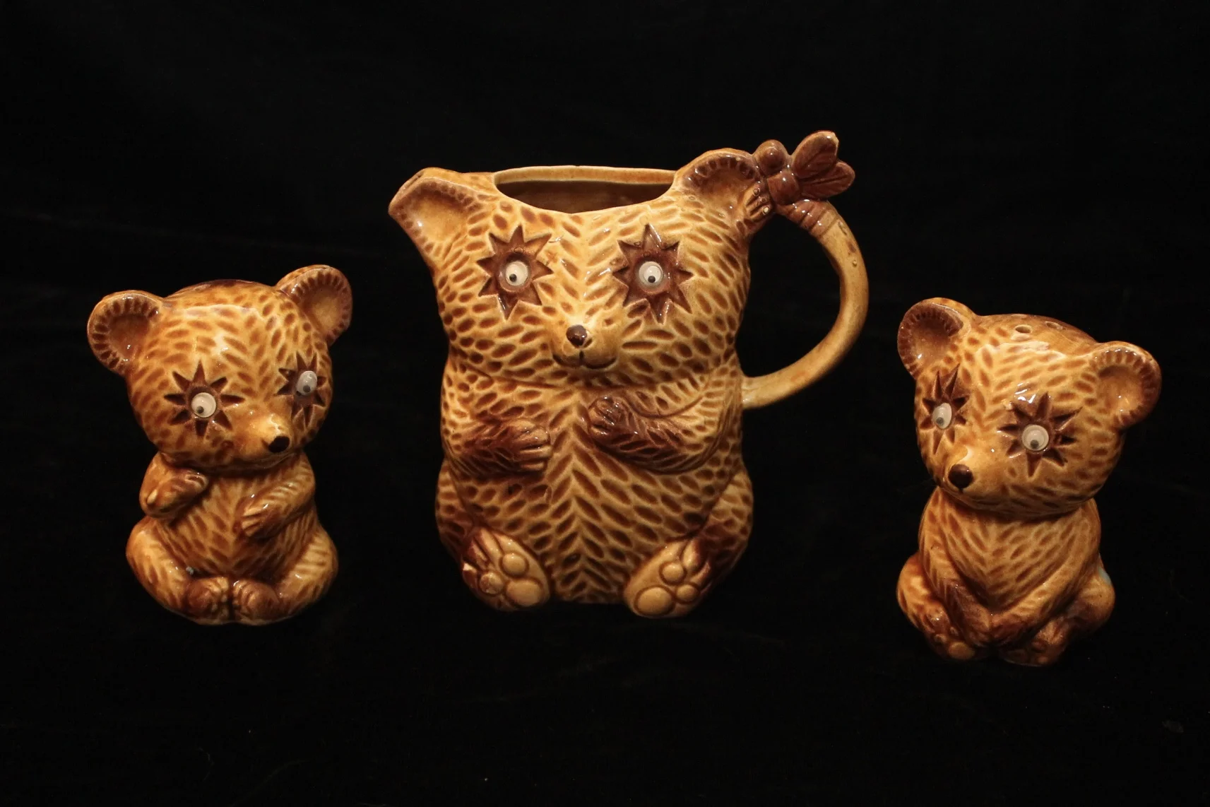 Bear Salt &amp; Pepper Shakers with matching Jug