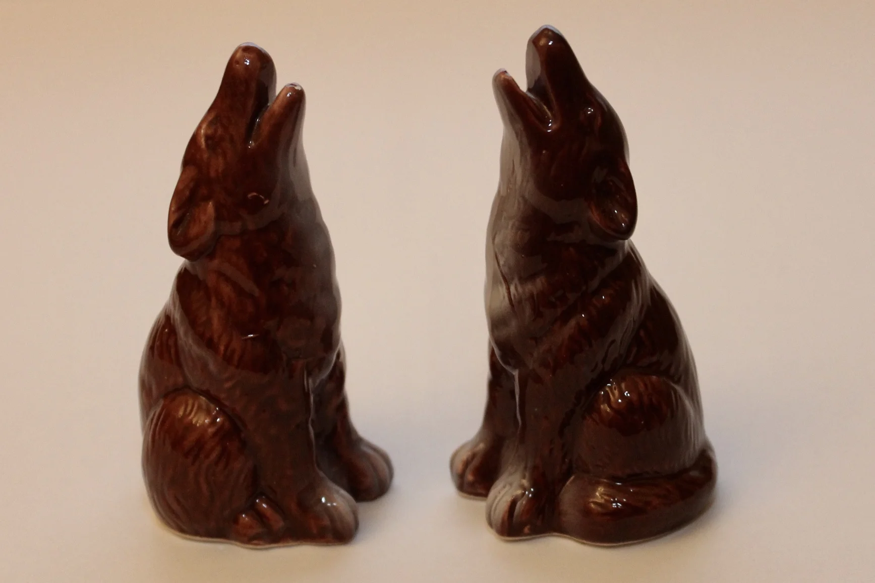 Howling Wolf Salt &amp; Pepper Shakers