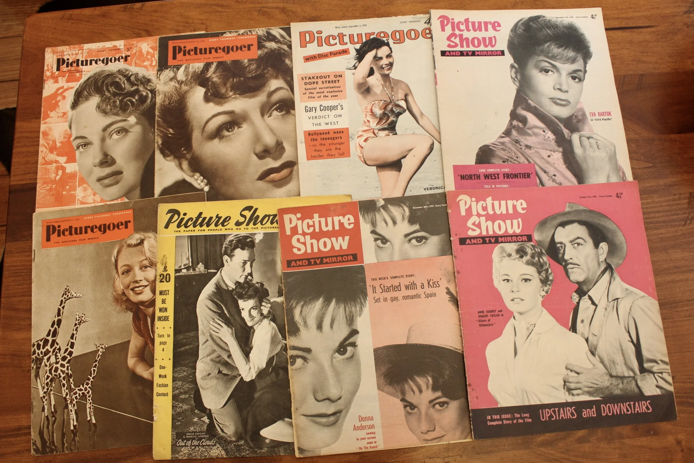 Picture Show and Picturegoer Magazines from the 1950's