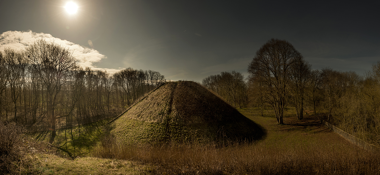 The largest barrow at over 15m in height and also the biggest Roman barrow North of the Alps