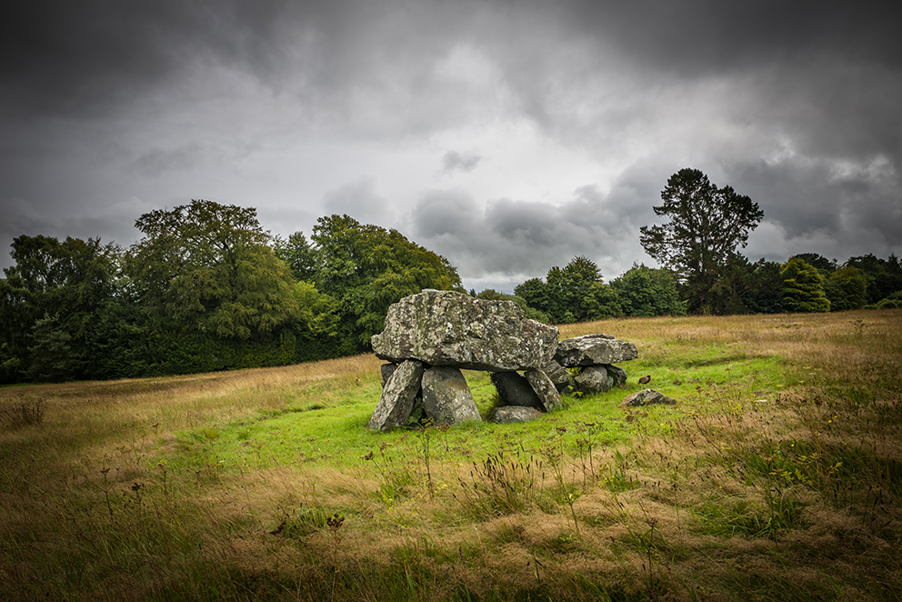 Plas Newydd burial chamber in the grounds of Plas Newydd House