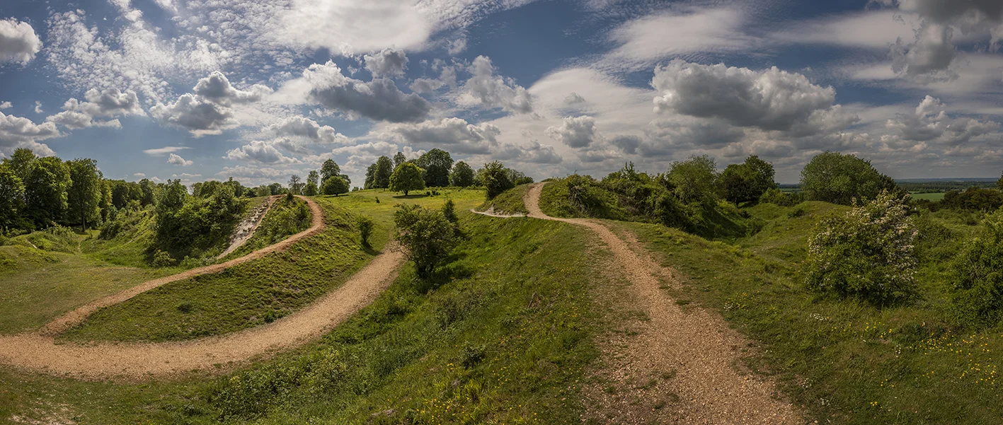 The entrance and innermost ramparts