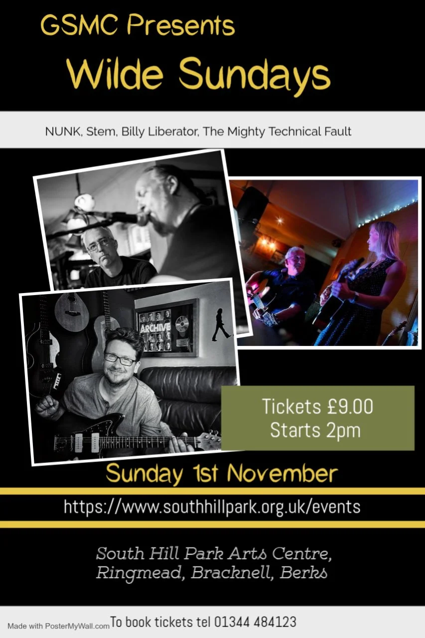 Wilde Sundays - NUNK, Stem, Billy Liberator, The Mighty Technical Fault
