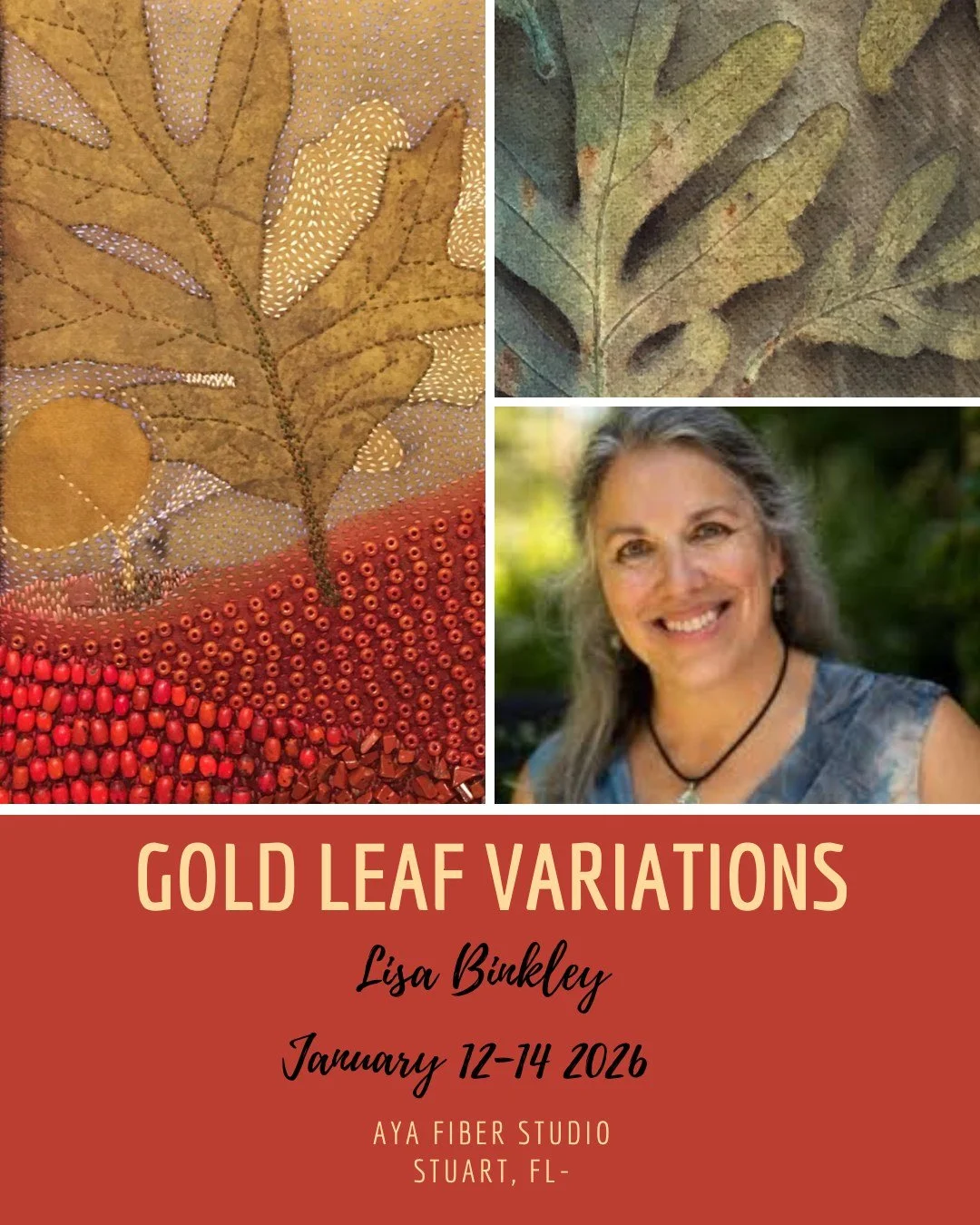 Why Students Absolutely Love Taking Workshops with Lisa Binkley Fiber Art  at Aya Fiber Studio 💛🌿

If you&rsquo;ve ever taken a class with Lisa, you already know: her workshops are something truly special.

Lisa has taught at Aya Fiber Studio for m