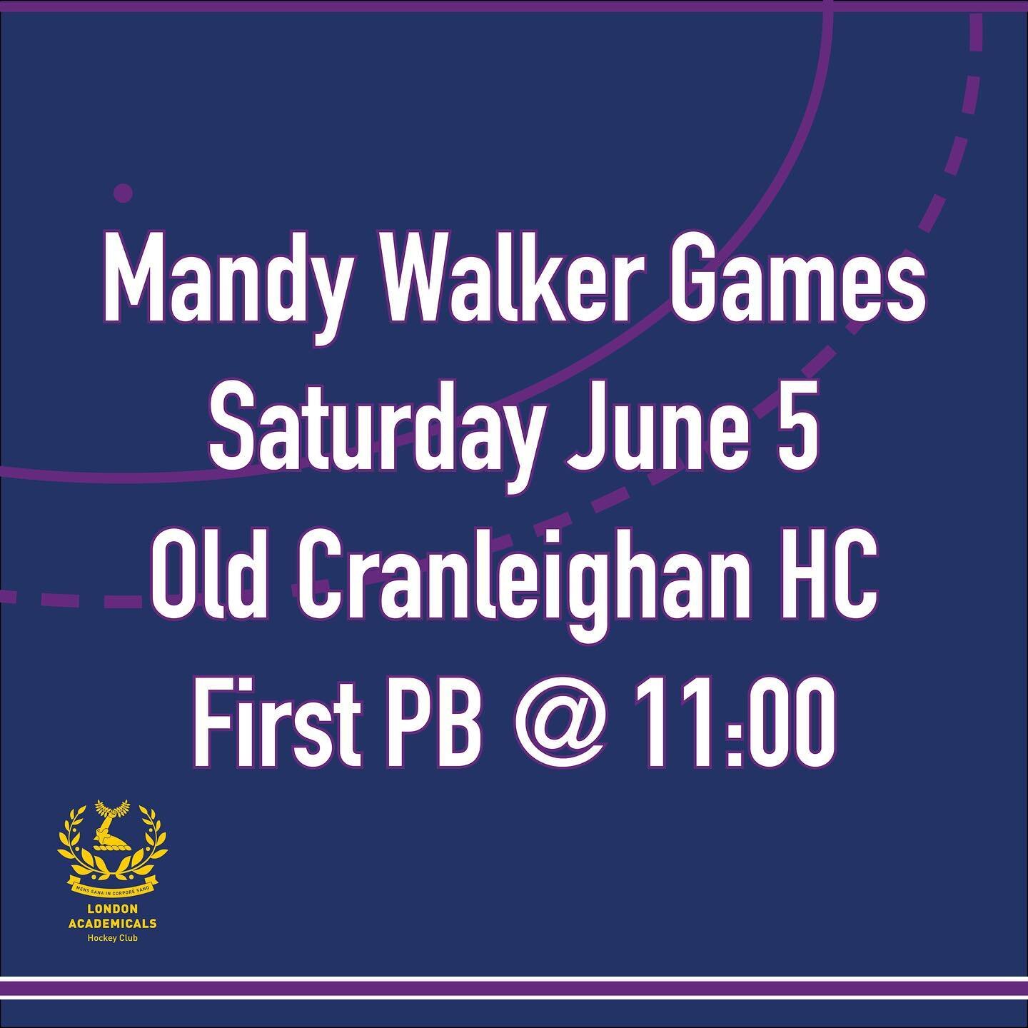 This Saturday, we are extremely excited to be once again contributing to the infamous Mandy Walker Games! A wonderful opportunity for the UCL hockey clubs, alumni and Accies to come together for sport, sunshine, BBQs and beers, all while raising mone