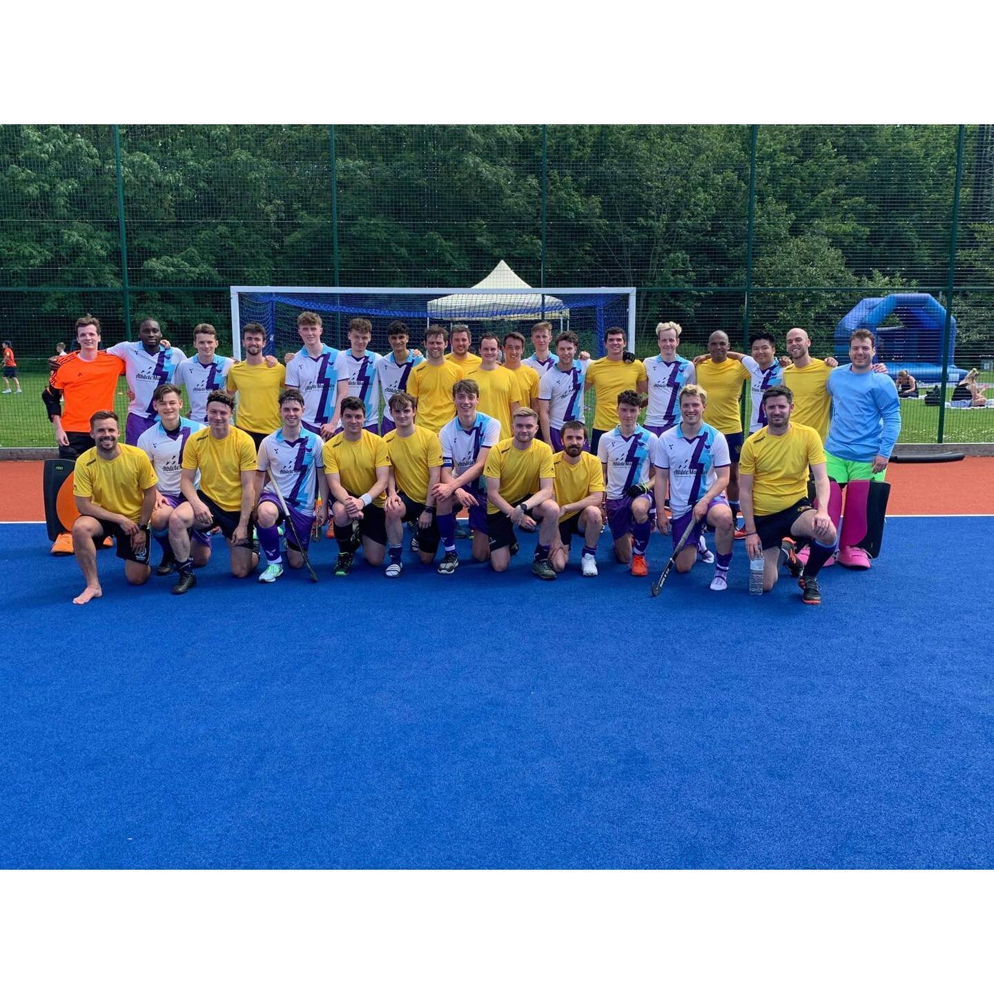 Excellent to see the return of the Mandy Walker games. A great day, perfect weather, cold drinks, money raised for good causes and some hockey thrown in too. ⁣
⁣
Thanks as ever to @uclmhc &amp; @uclwhcfor joining us.