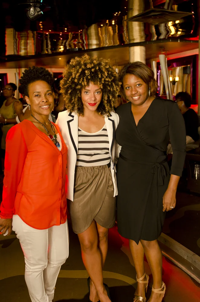 My coworkers Lauron and Tanya came to support! 