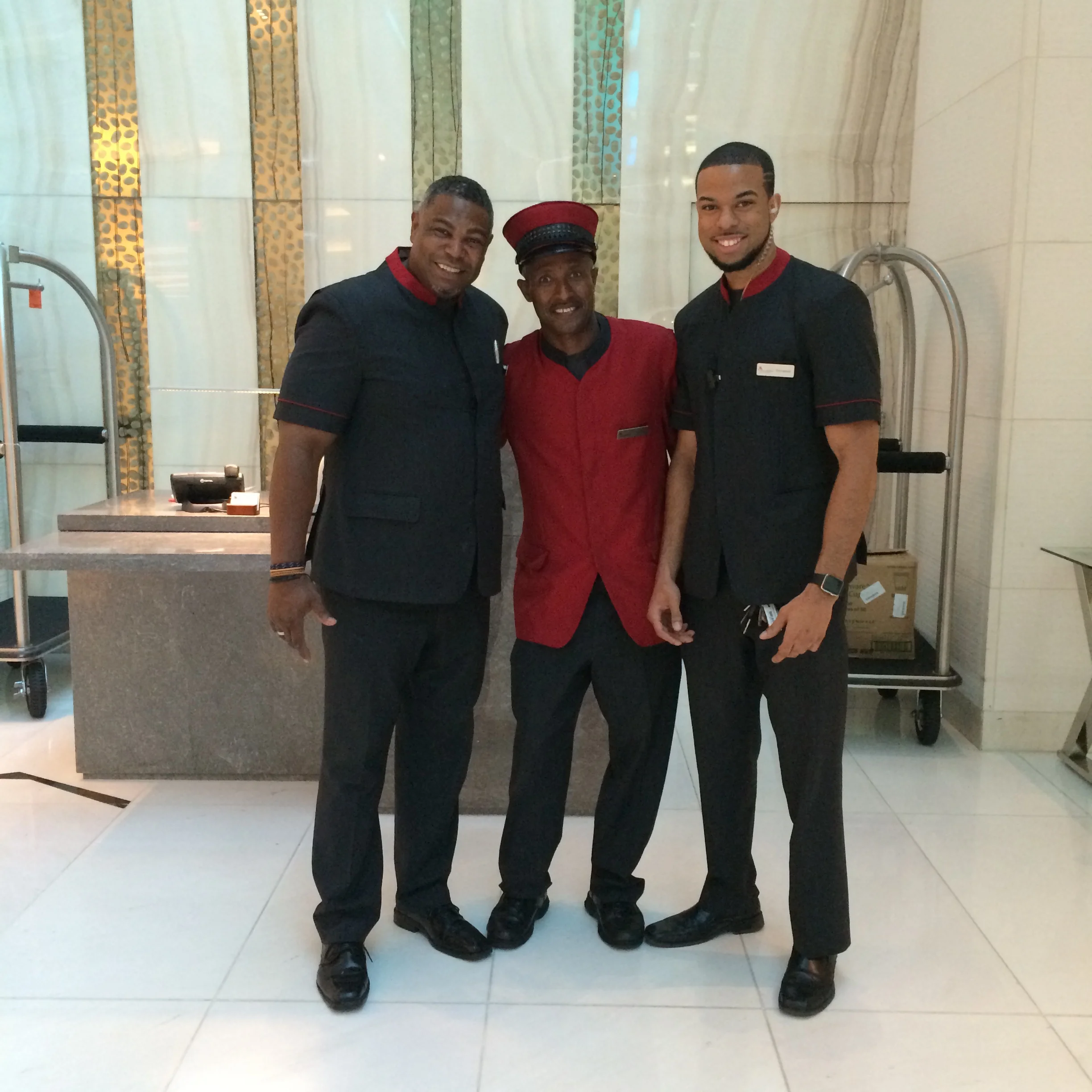 The coolest bellhops ever.