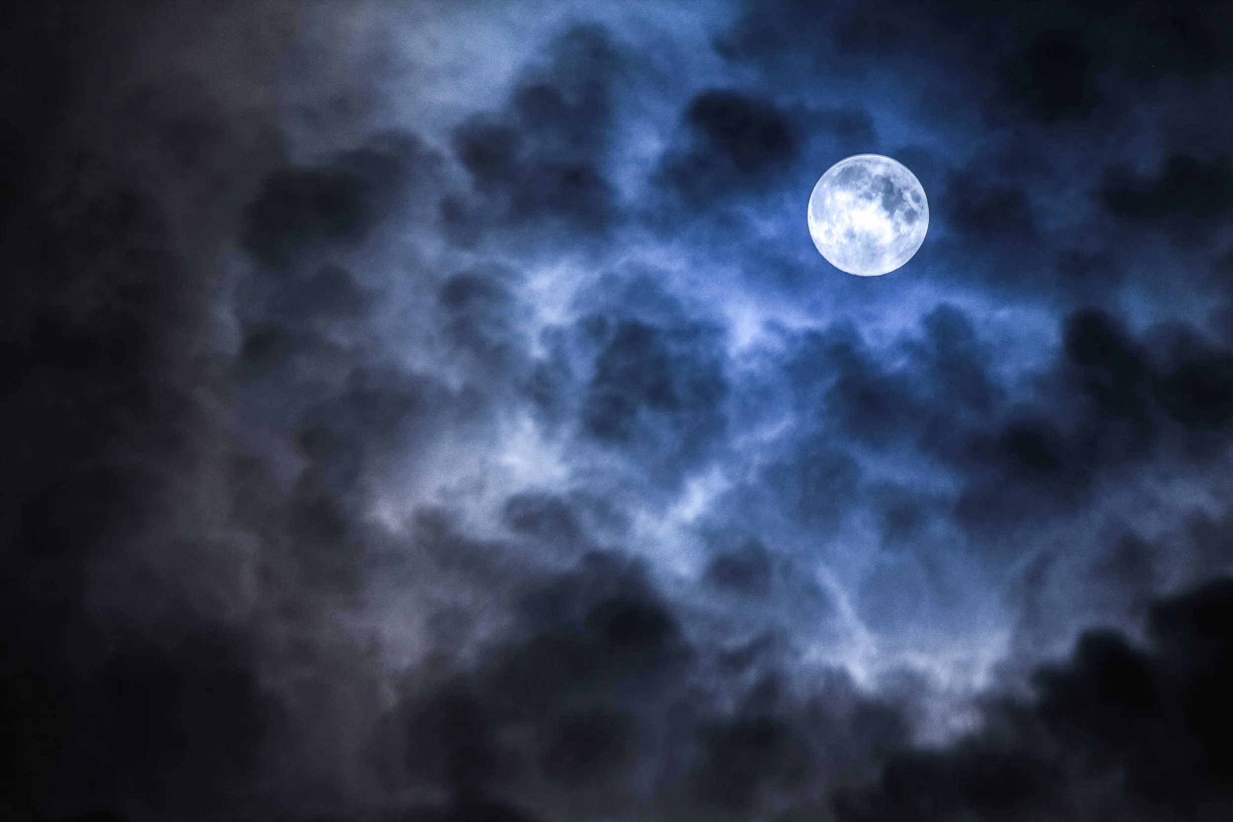 Moon and Clouds