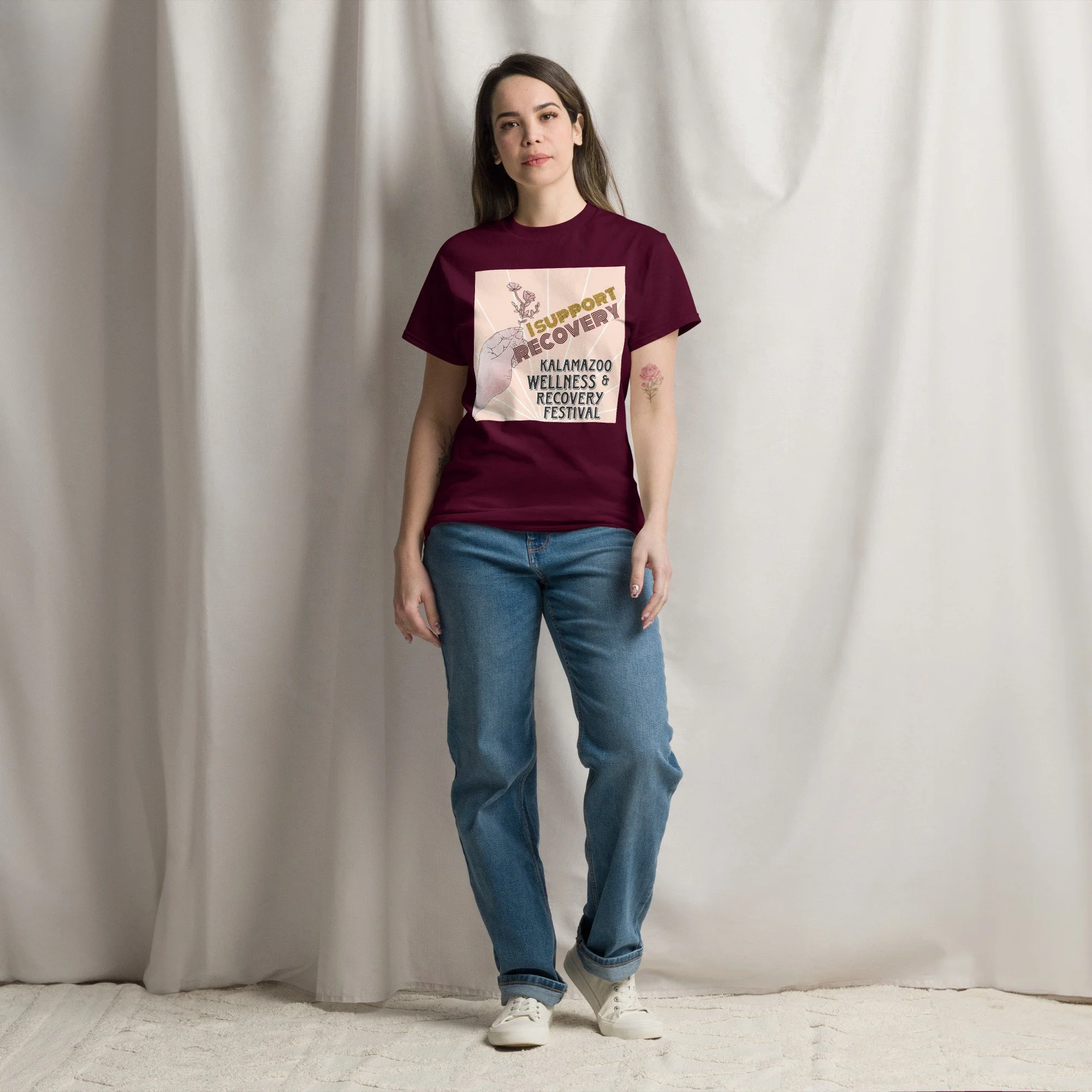 unisex-classic-tee-maroon-front-6a3b472e73f1a.jpg