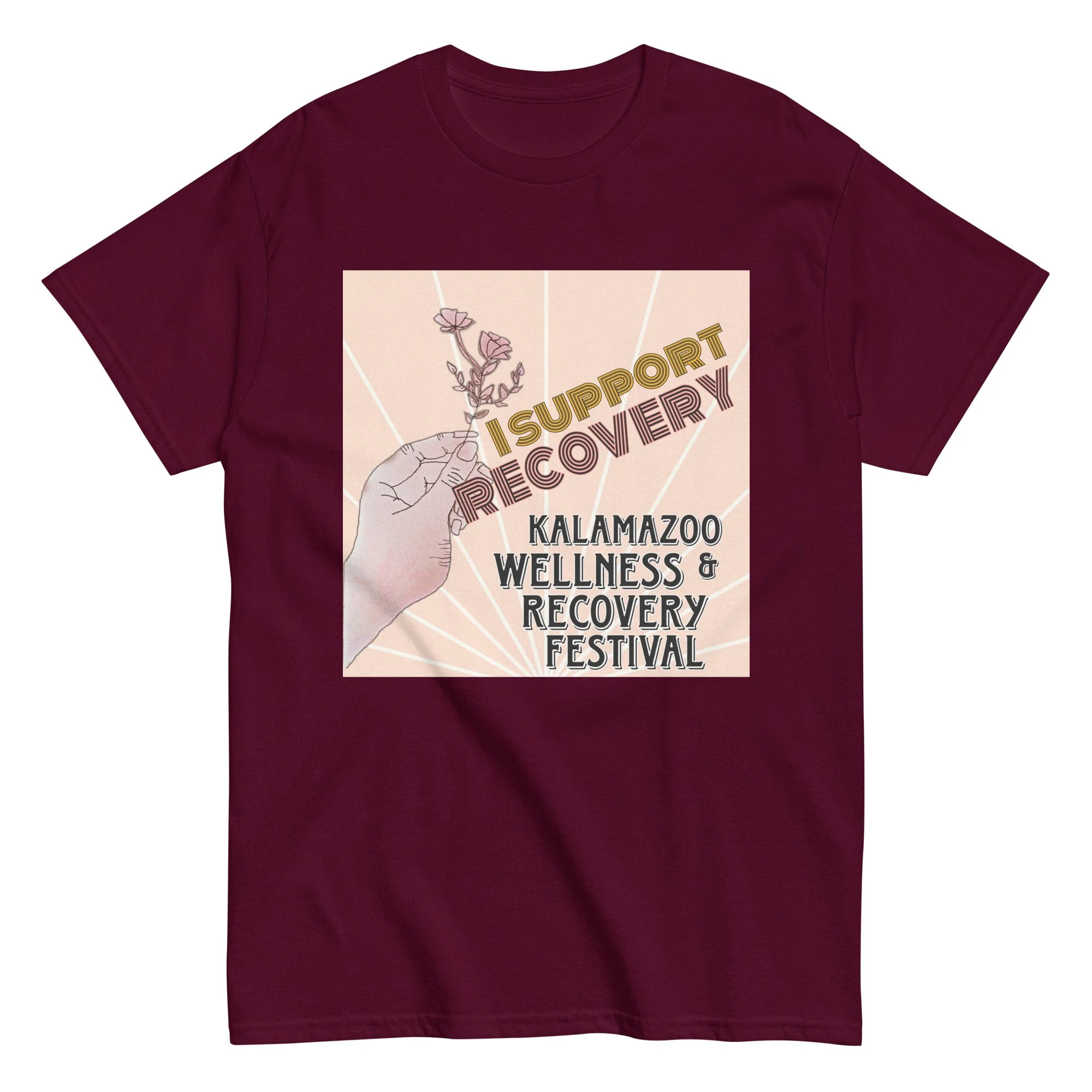 unisex-classic-tee-maroon-front-6a3b472e79e0d.jpg