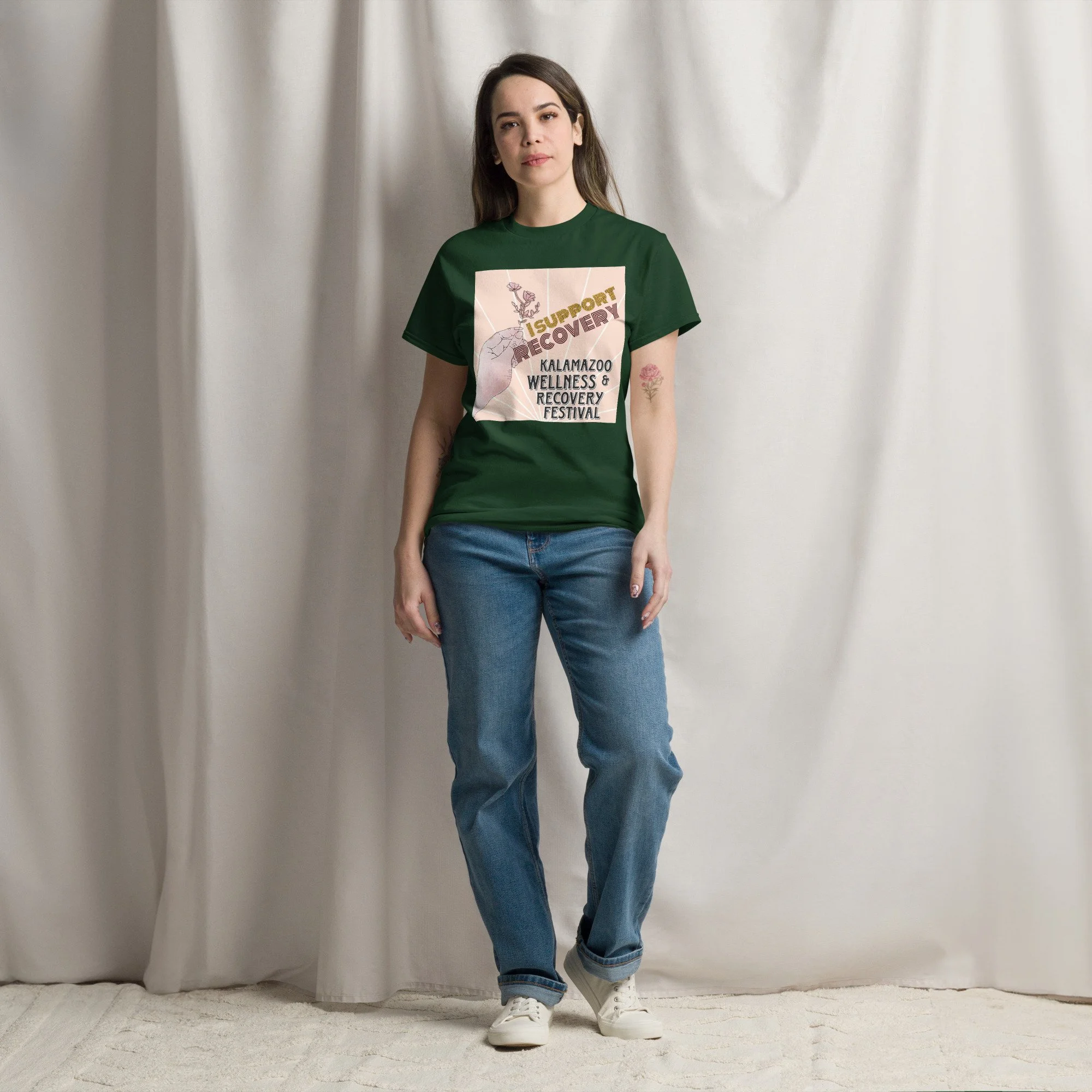 unisex-classic-tee-forest-green-front-6a3b472e7a446.jpg