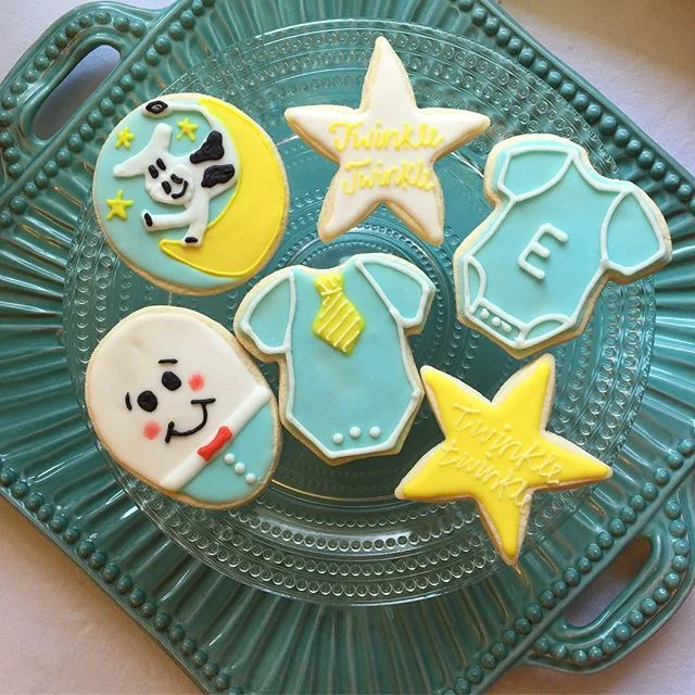 when your friends have babes and your other friends make nursery rhyme cookies