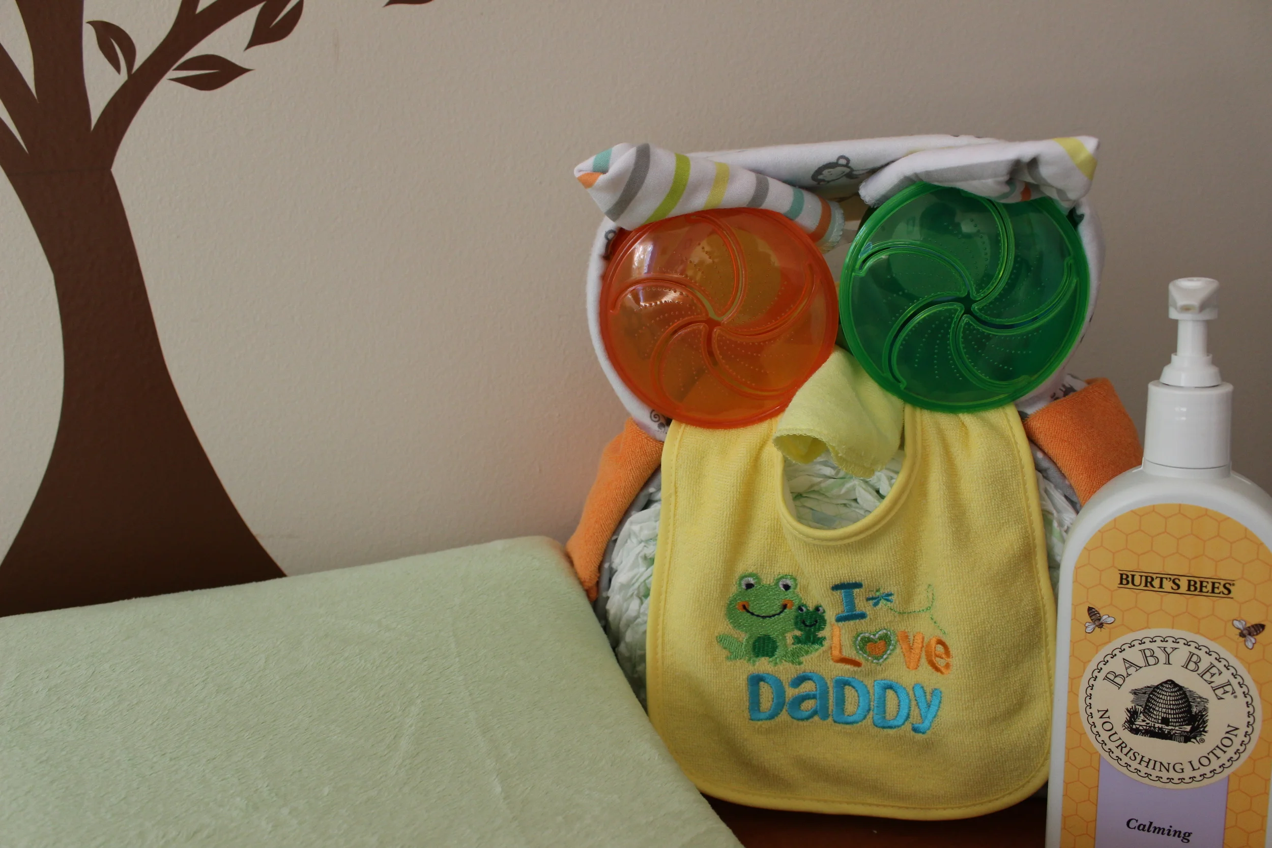  We love our diaper cake owl so much. Thank you Jason &amp; Christine! 