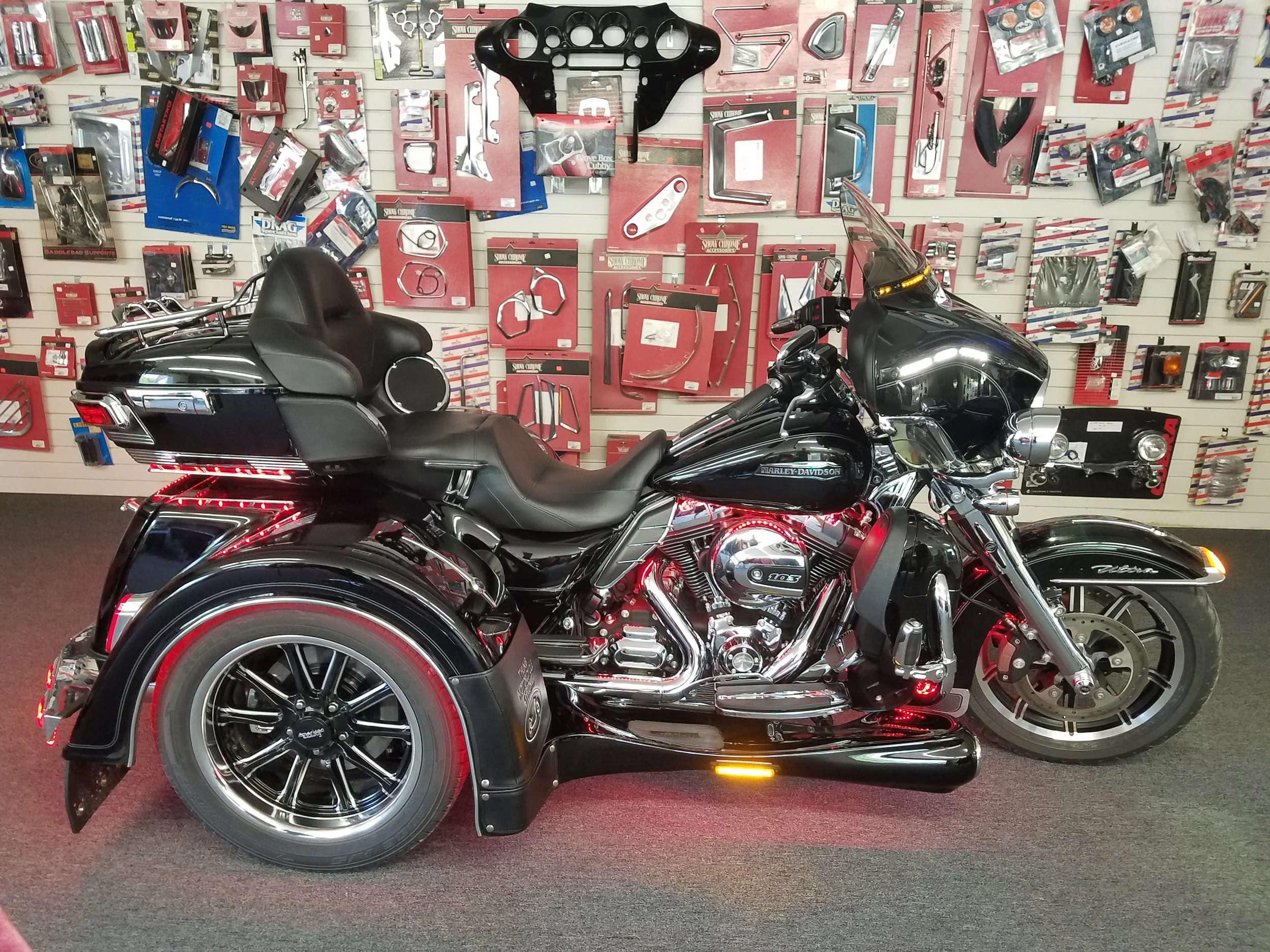 Available Motor Trike Kit Thumb Motorcycle Chrome