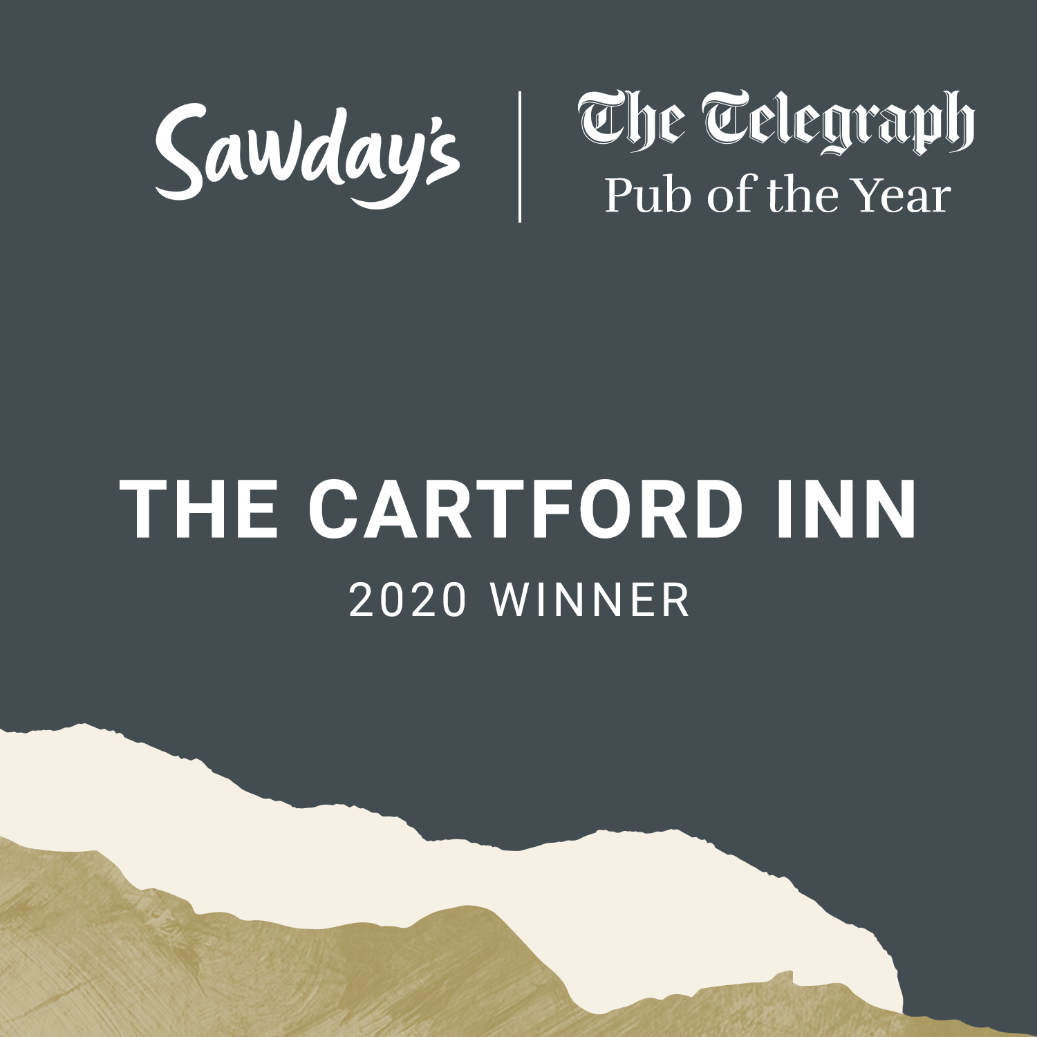 The Cartford Inn named Pub of the Year 2020