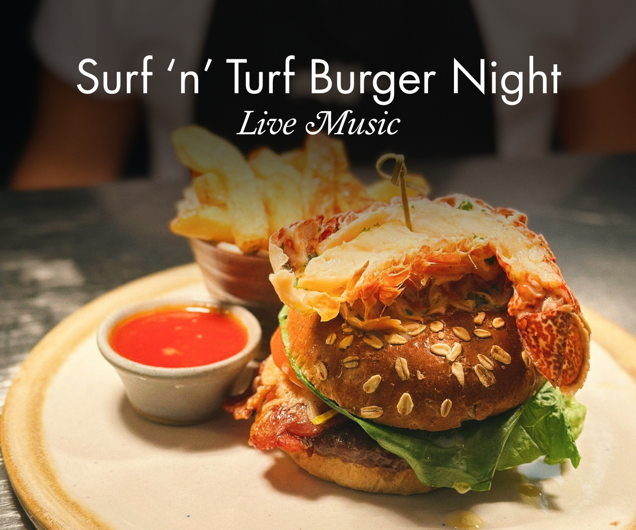 Surf ‘n’ Turf Burger Night