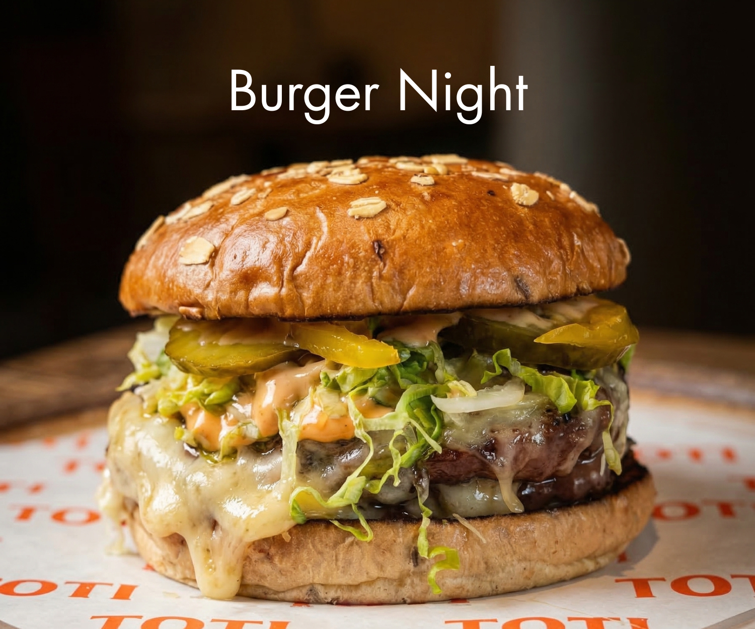 Surf ‘n’ Turf Burger Night