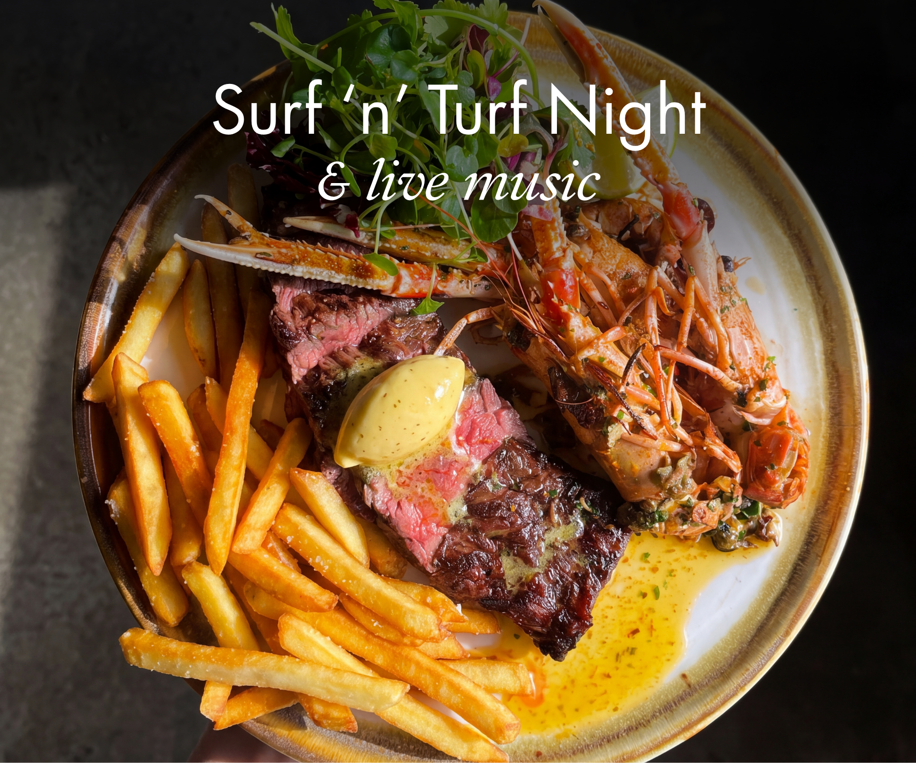 Surf 'n' Turf Night &amp; Live Music