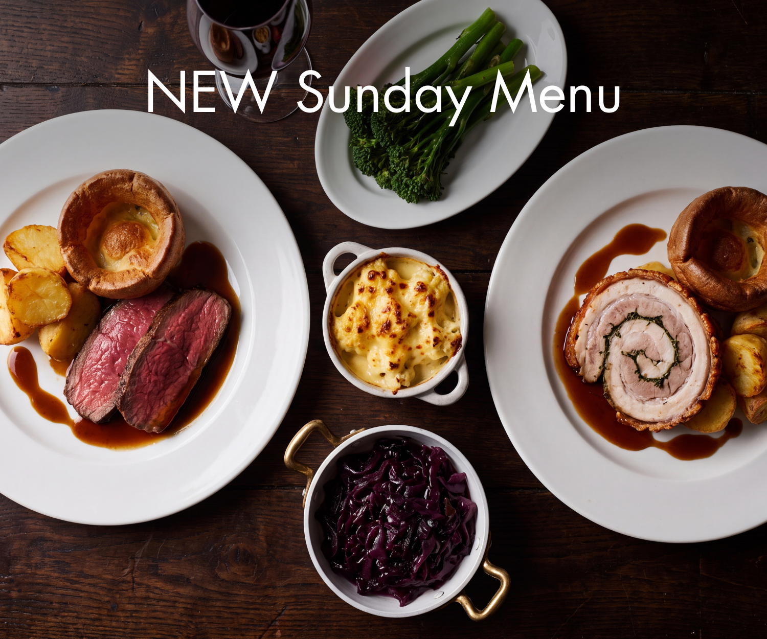 NEW Sunday Menu Launch