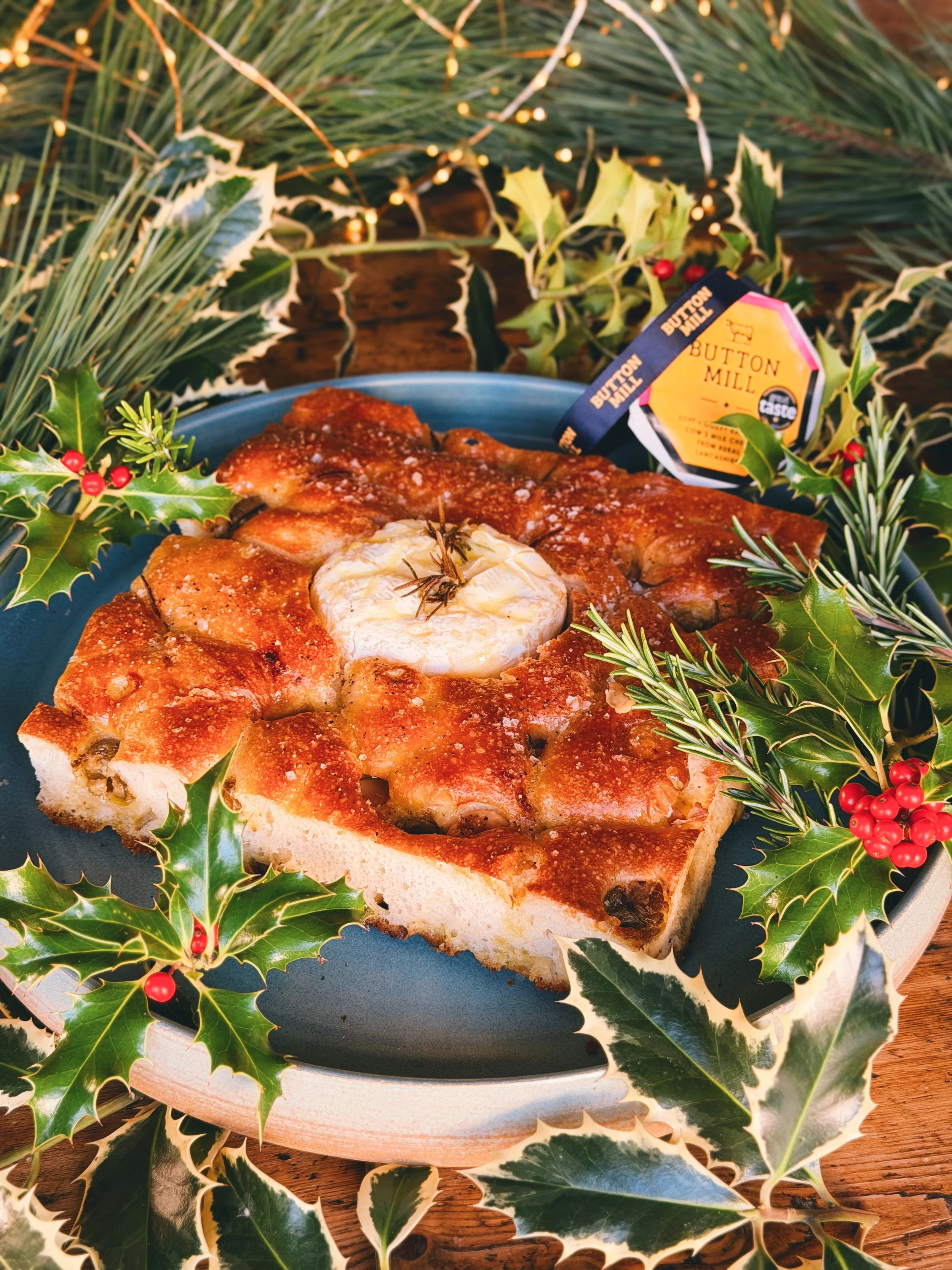 Baked Button Mill Cheese & Focaccia