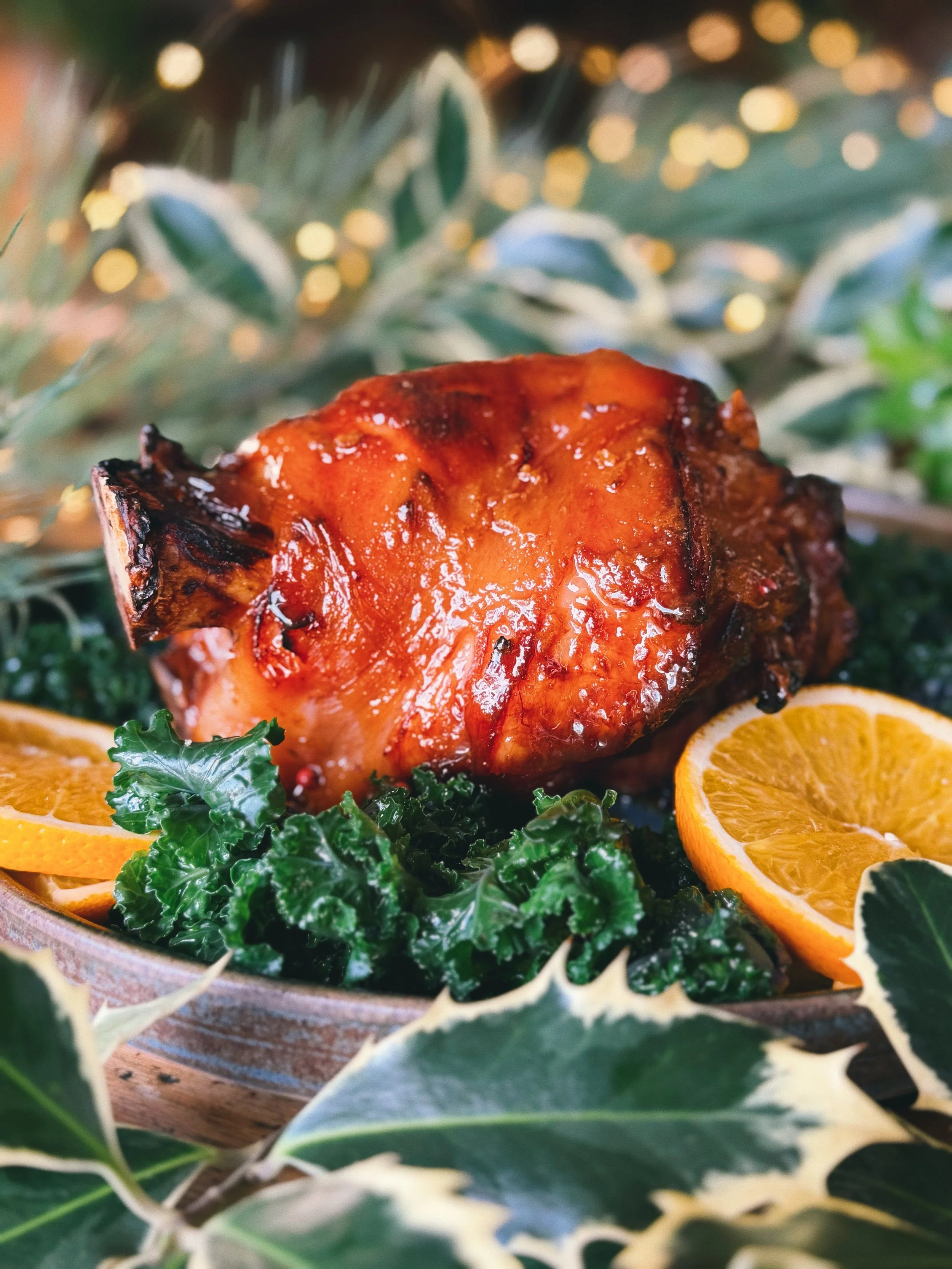 Honey & Mustard Glazed Ham Nouchle