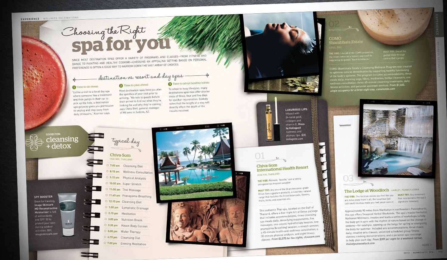  Editorial / Spa + Destination 