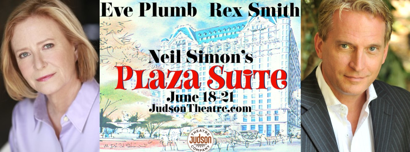Laughter abounds in Neil Simon’s Plaza Suite, a comic collage of three couples occupying a suite at New York’s Plaza Hotel in the swinging 1960s: a suburban couple who are revisiting their honeymoon suite for their anniversary, in an attempt to “rekindle the flame”; a Hollywood producer on the prowl who reunites with his childhood sweetheart (now a suburban housewife); and the parents of a nervous bride who has locked herself in the bathroom with the wedding waiting downstairs. The original Broadway production was hailed as “an avalanche of hilarity” (Time) that “set the town laughing” (New York Times). The performance schedule for Plaza Suite is as follows: - Thursday, June 18, 2015 at 7:00 p.m. - Friday, June 19, 2015 at 8:00 p.m. - Saturday, June 20, 2015 at 2:00 p.m. and 8:00 p.m. - Sunday, June 21, 2015 at 2:00 p.m. To purchase tickets to Plaza Suite or request additional information, please visit http://judsontheatre.com/ or call eTix at (800) 514-ETIX (3849). Groups of 10+ email JudsonTheatre@gmail.com for group pricing information.