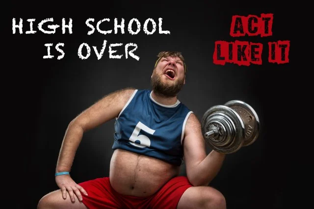 Are middle-aged people just like high school kids?