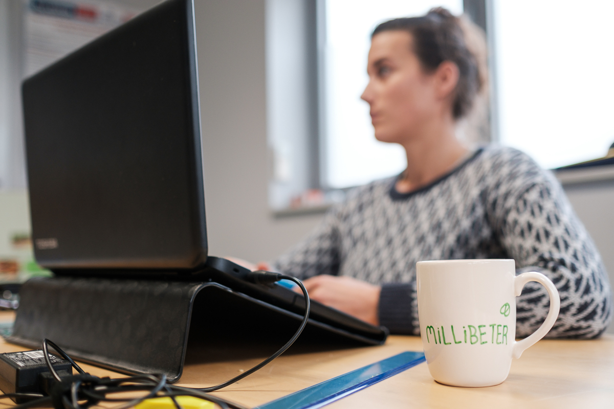 iso800 green Millibeter bedrijfsreportage kantoor
