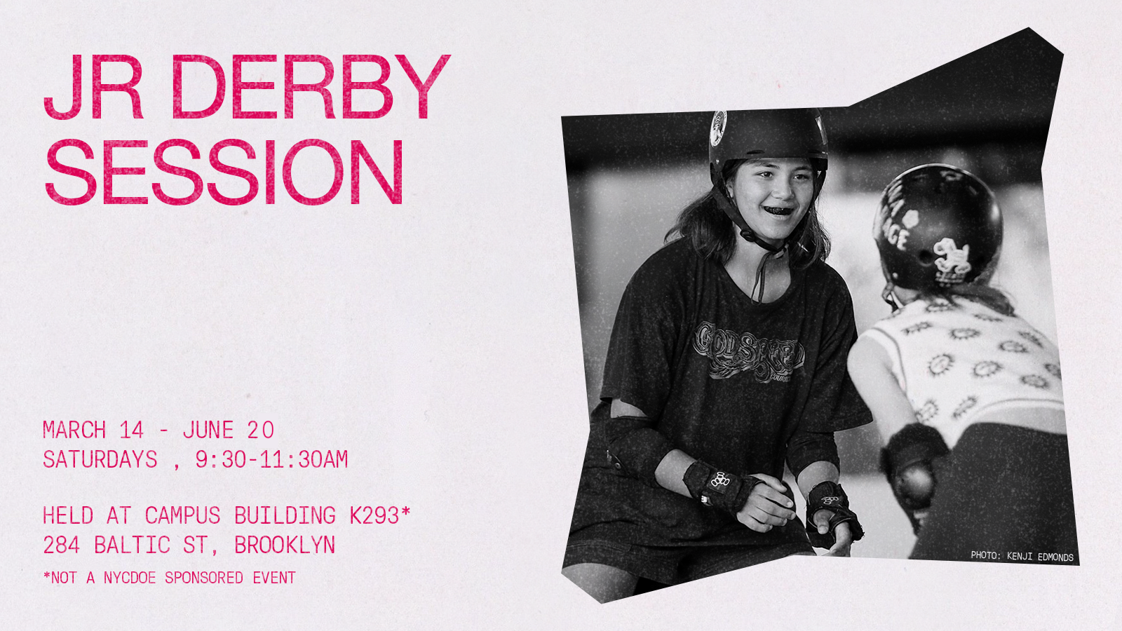 Gotham Juniors Spring Session (12 Saturdays, March 14 - June 20 | Campus Building - K293 | 9:30am - 11:30am)