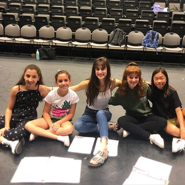 Becky&rsquo;s with former Becky and 2nd AD, Maya! Ready for day 3 of rehearsal in NYC 🌟 #alittleprincess #rehearsal #nyc #becky #unitedstatespremiere #kotaproductions