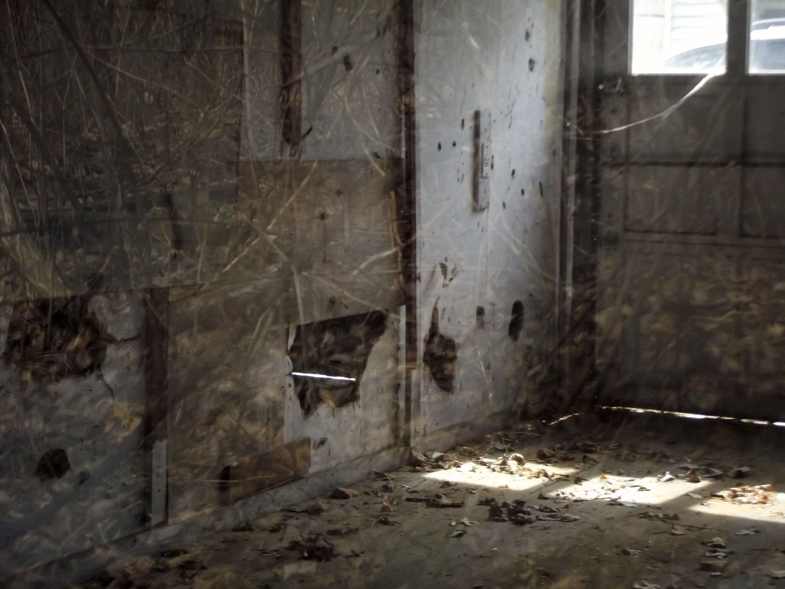 "Outside and inside, inside and out, there are tensions along any boundary: our own thin skins, the walls of an old house, or the borderlines that are only visible on maps."