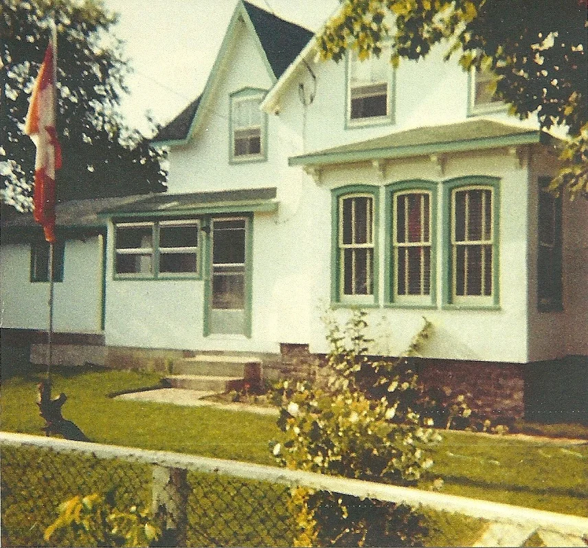 South side before family room addition - circa 1965