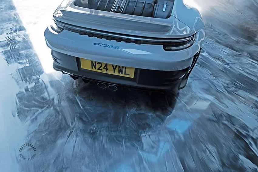 Porsche GT3 RS sitting on a Chasingspace triple-tone Epoxy Floor with a high-gloss finish.

The epoxy system creates dynamic designs that add visual appeal, making a space truly unique.

Contact us for more information.

📱 07799 673383 📞 020 8265 2