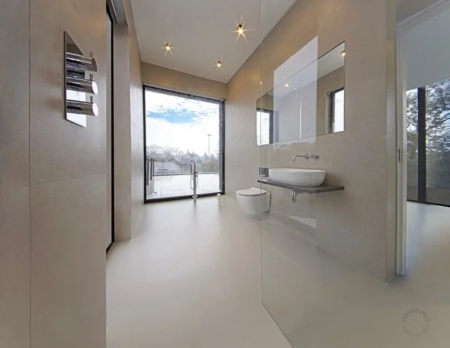 PU floors with a soft, neutral tone and a calm aesthetic. Clean lines and a smooth finish designed for comfort and everyday living.🚿

👉 www.chasingspace.co.uk
 📞 07799 673383 + 020 8265 2855

@chasingspace_floors
@jakejpr

#HomeStyle #BathroomFloo