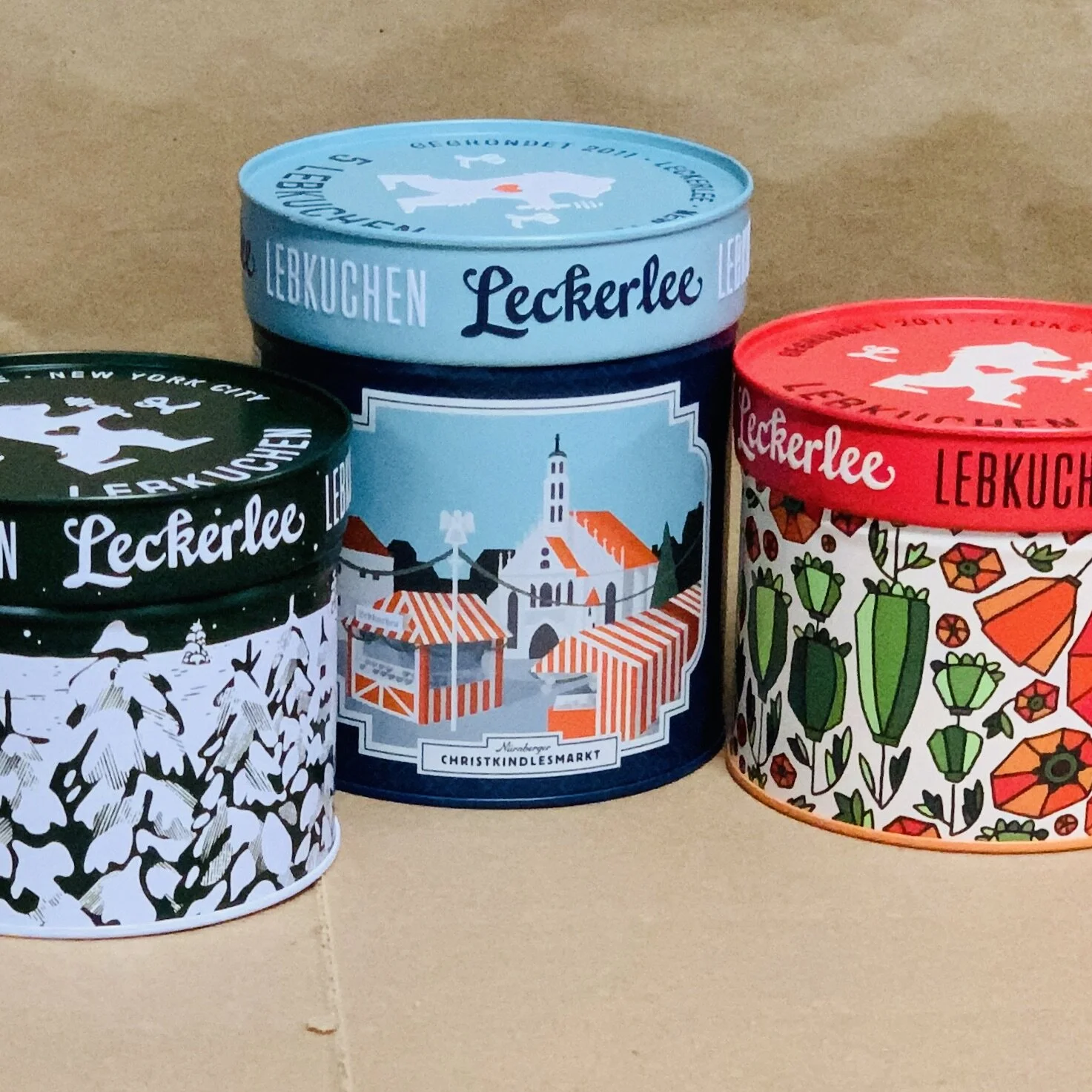 Now in Stock:  Leckerlee Lebkuchen in New Collectible Tins for 2020