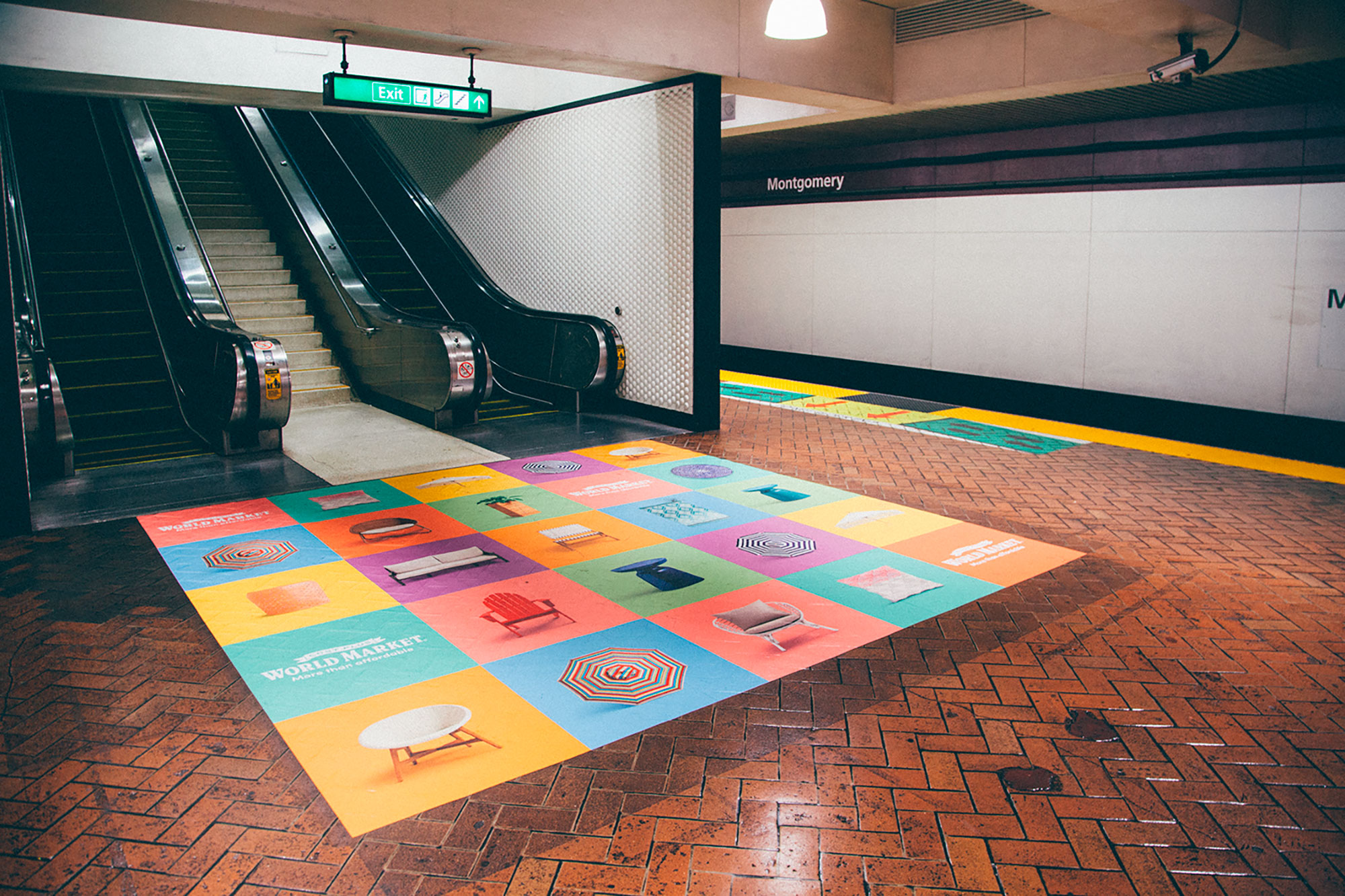 We paved the tunnel with a “rainbow road” and clear blue skies, to further drive home to message that our audience is better off spending time in the outdoors this summer.