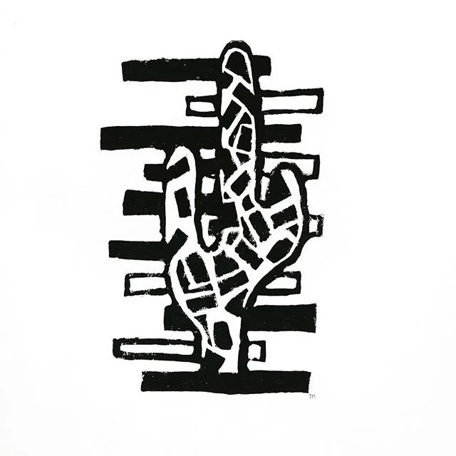 Added this little cactus print to my shop. All prints are hand-drawn, carved + printed by yours truly on heavyweight matte archival stock. Link in bio🌵 .
.
.
.
.
#cactus #cactusprint #linocut #linocutprint #blockprint #plantprint #plants #plantart #