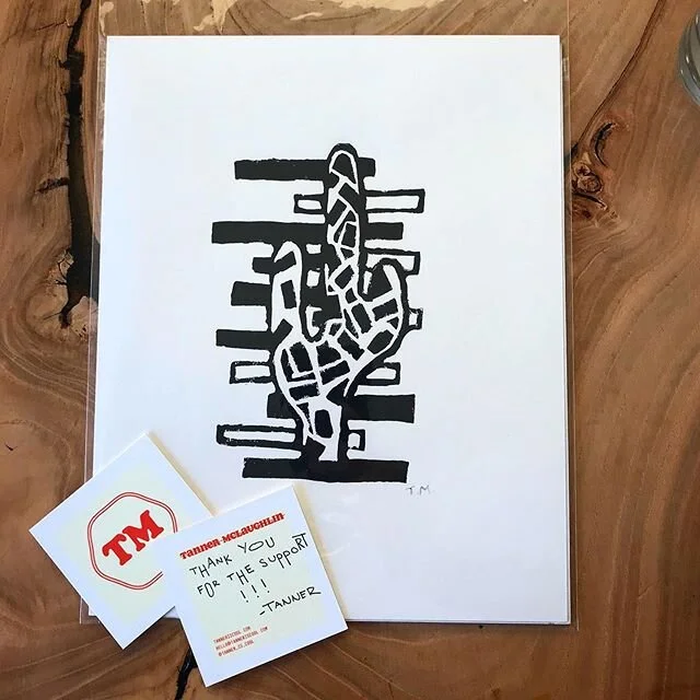 Sending off prints in 2020! These 2 babies have found a new home in L.A. 🌼 Fun Fact: I have an online store where I sell prints I make from wood blocks I hand carve, I do it for fun (hello day job), but have set a goal to produce more in 2020!
If yo