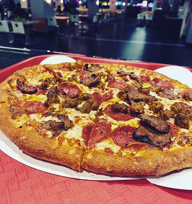 We&rsquo;re back in Reno @circusreno! Come on in and see us or we are offering contactless room service to @silverlegacyreno. Check out our menu online and call 775-328-9564 to order! We can&rsquo;t wait to see you soon! 🍕💥 #pizzayourway #weloveren