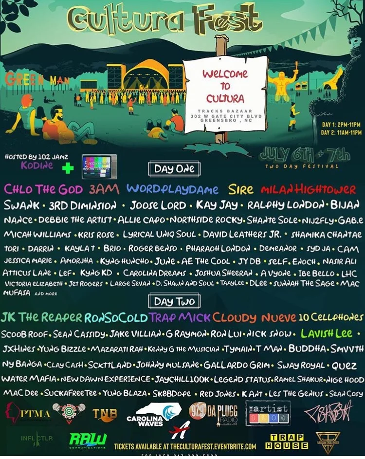 #CulturaFest full artist line-up